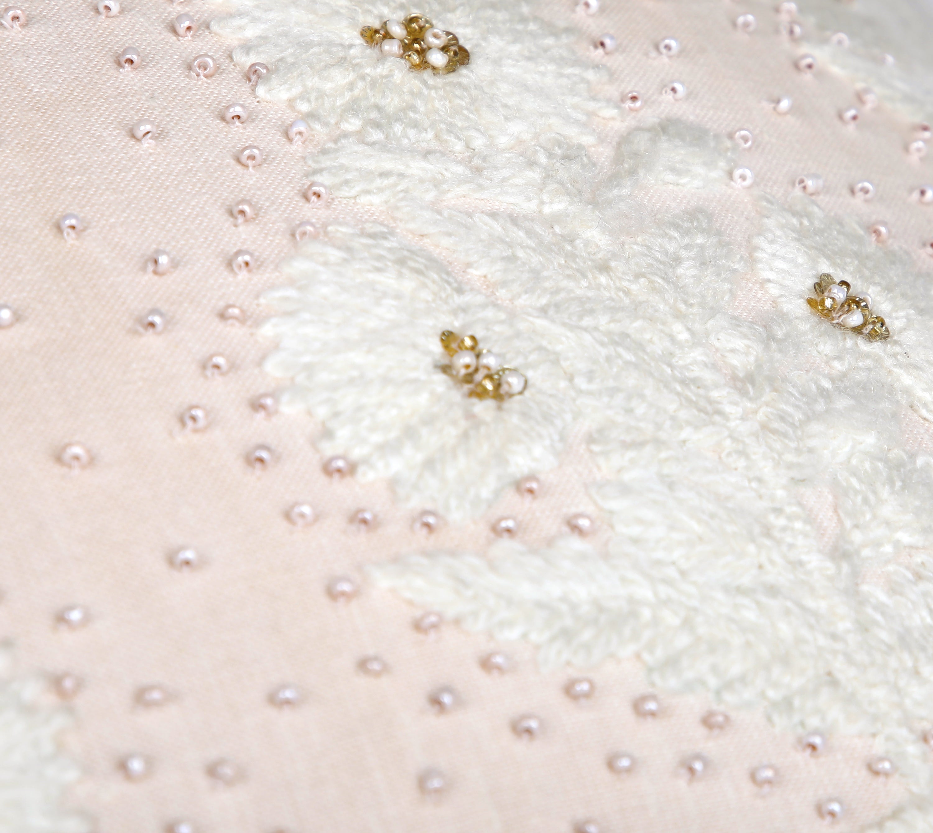 ISABELLA Peach Linen Cushion Cover