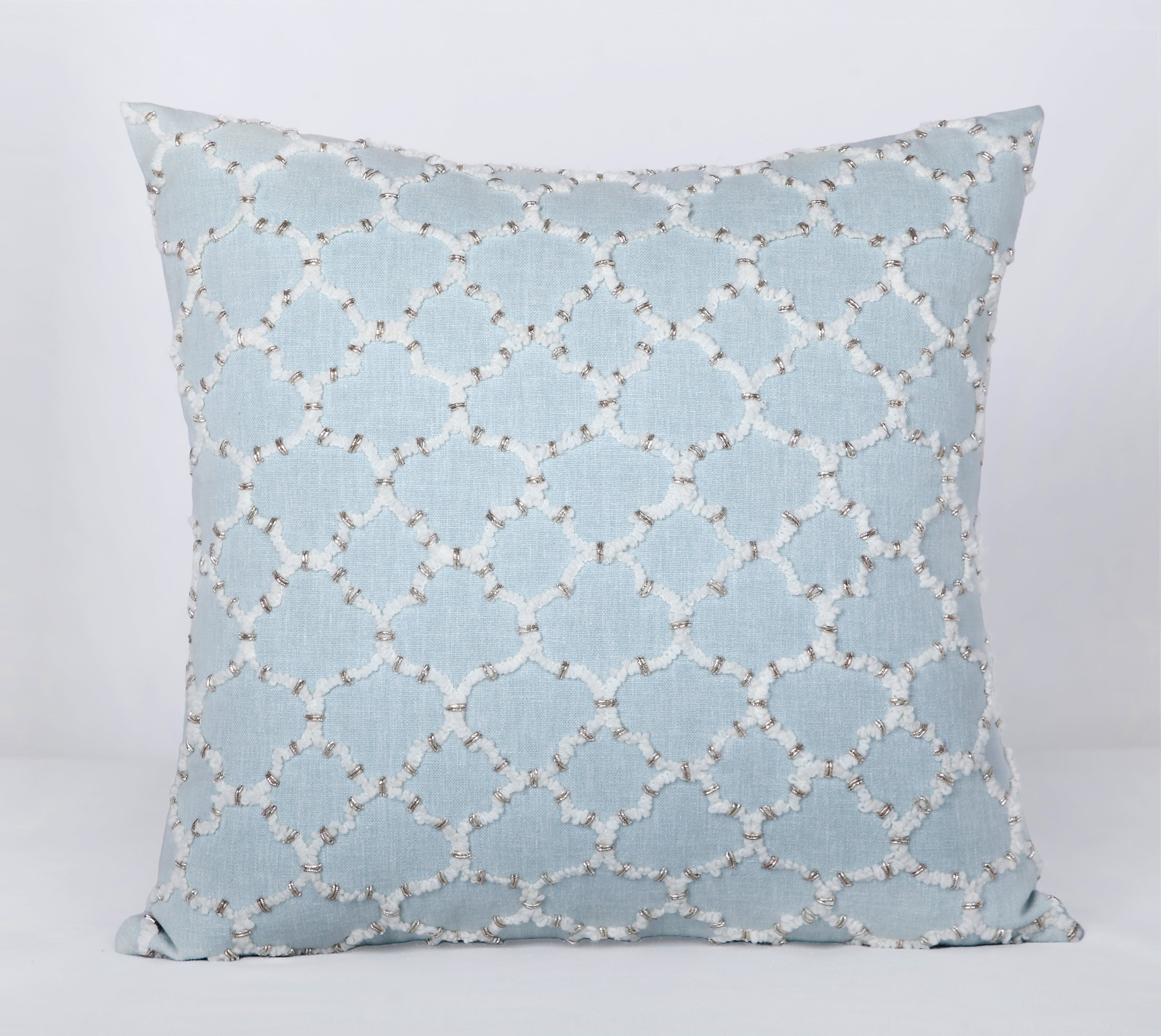 ISABELLA Mint Cotton Cushion cover