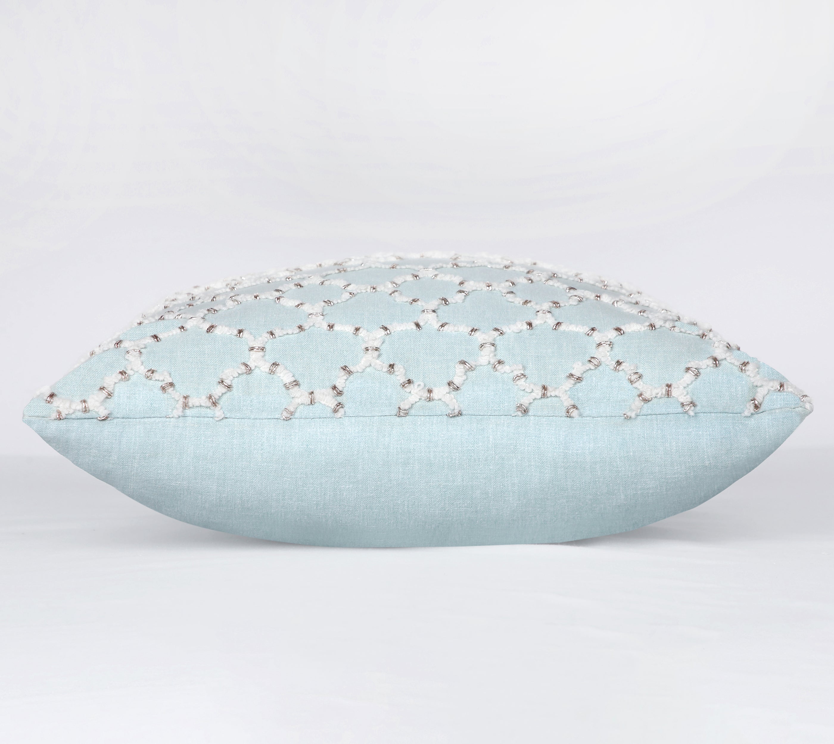 ISABELLA Mint Cotton Cushion cover