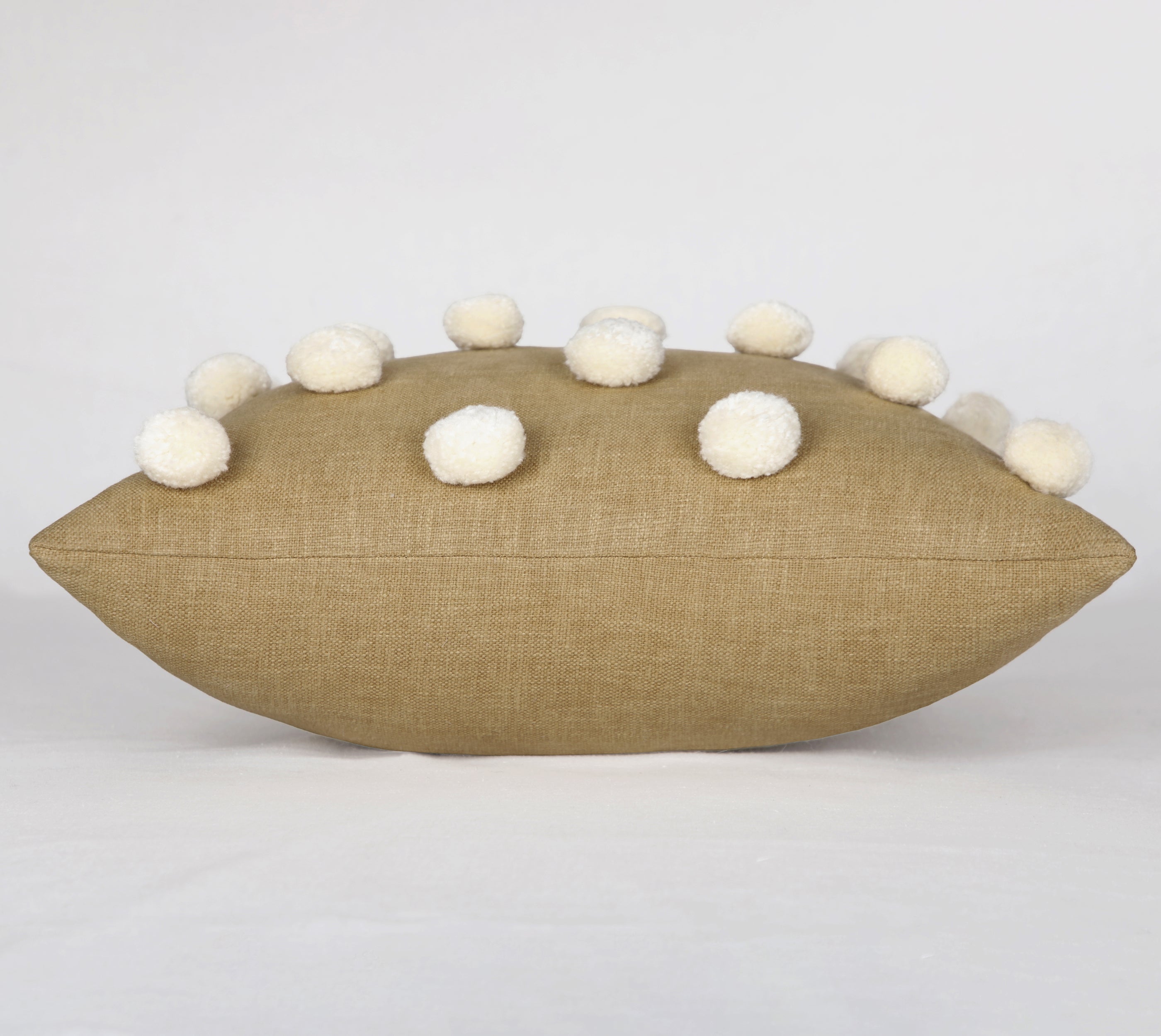 BAUBLE Yellow Cotton Cushion Cover