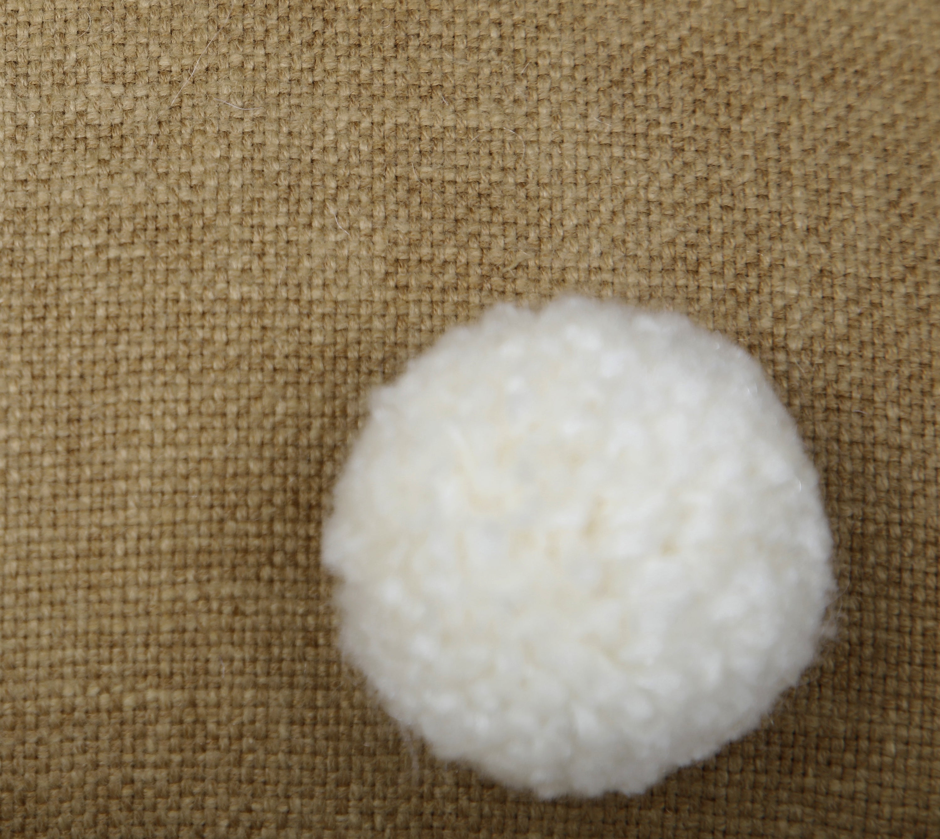 BAUBLE Yellow Cotton Cushion Cover