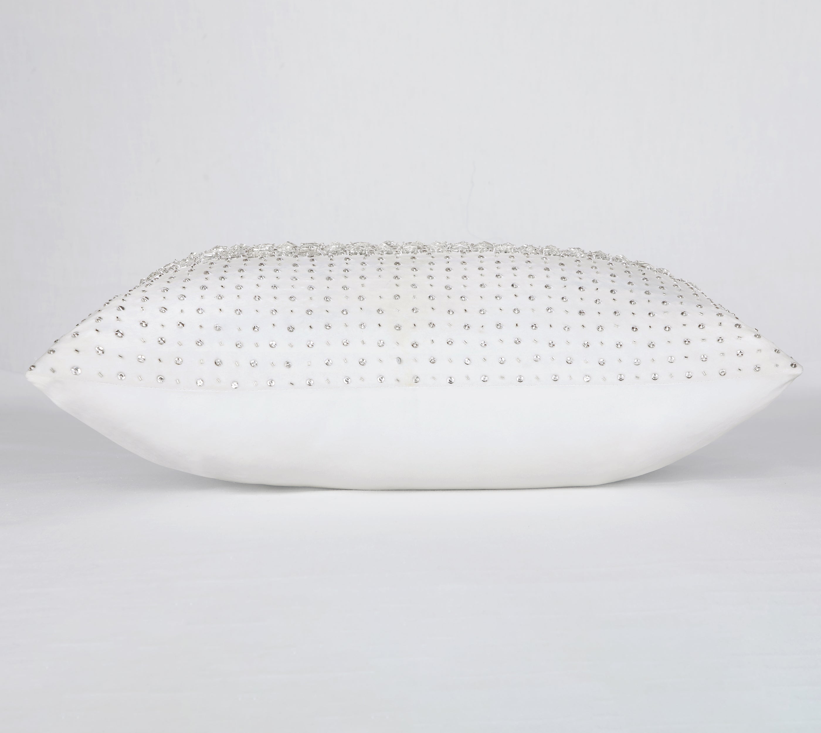 ALICE Off white Bling Velvet Cushion Cover