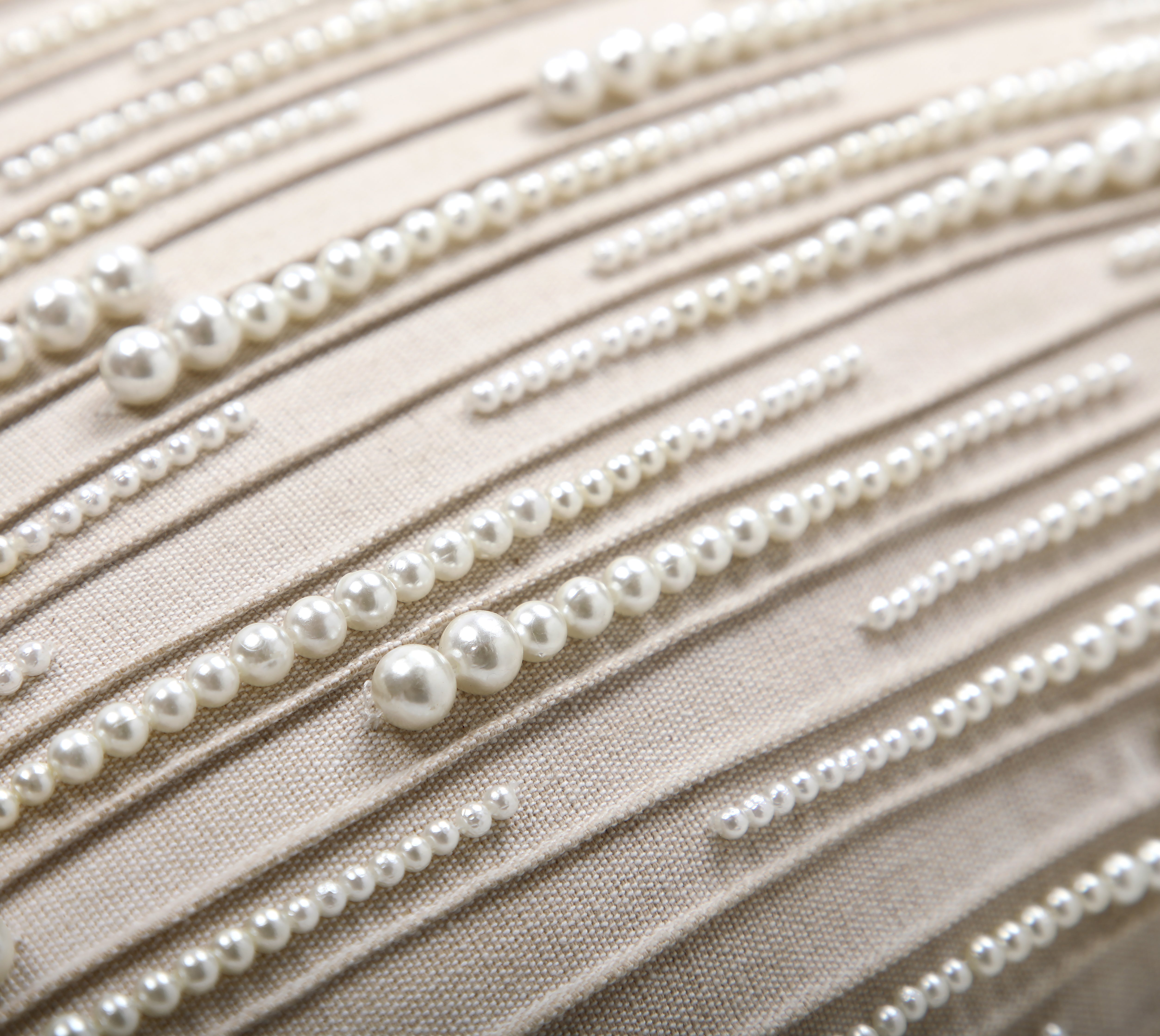 ORIENT Light Beige Cotton Cushion Cover