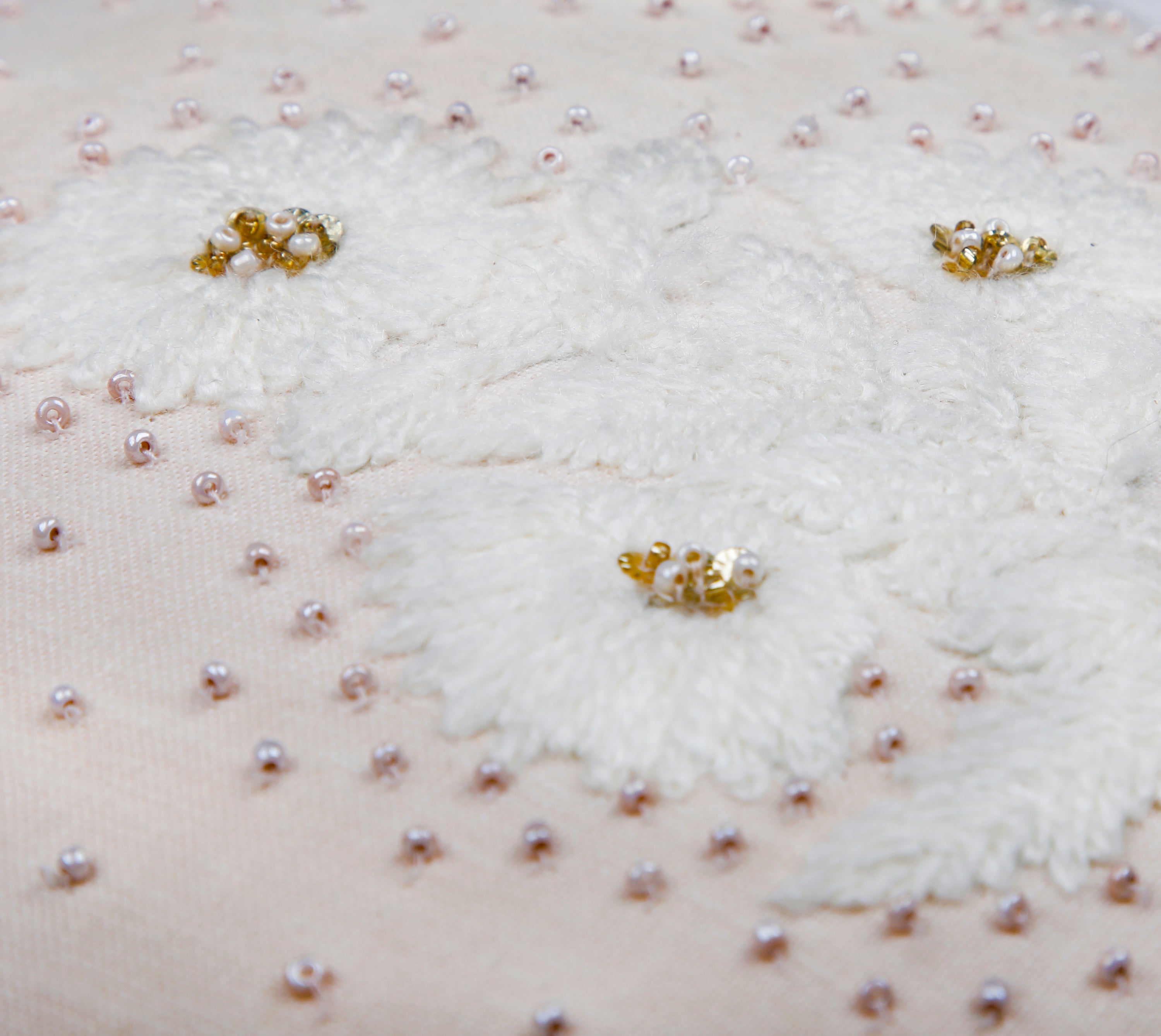 ISABELLA Peach Linen Cushion Cover