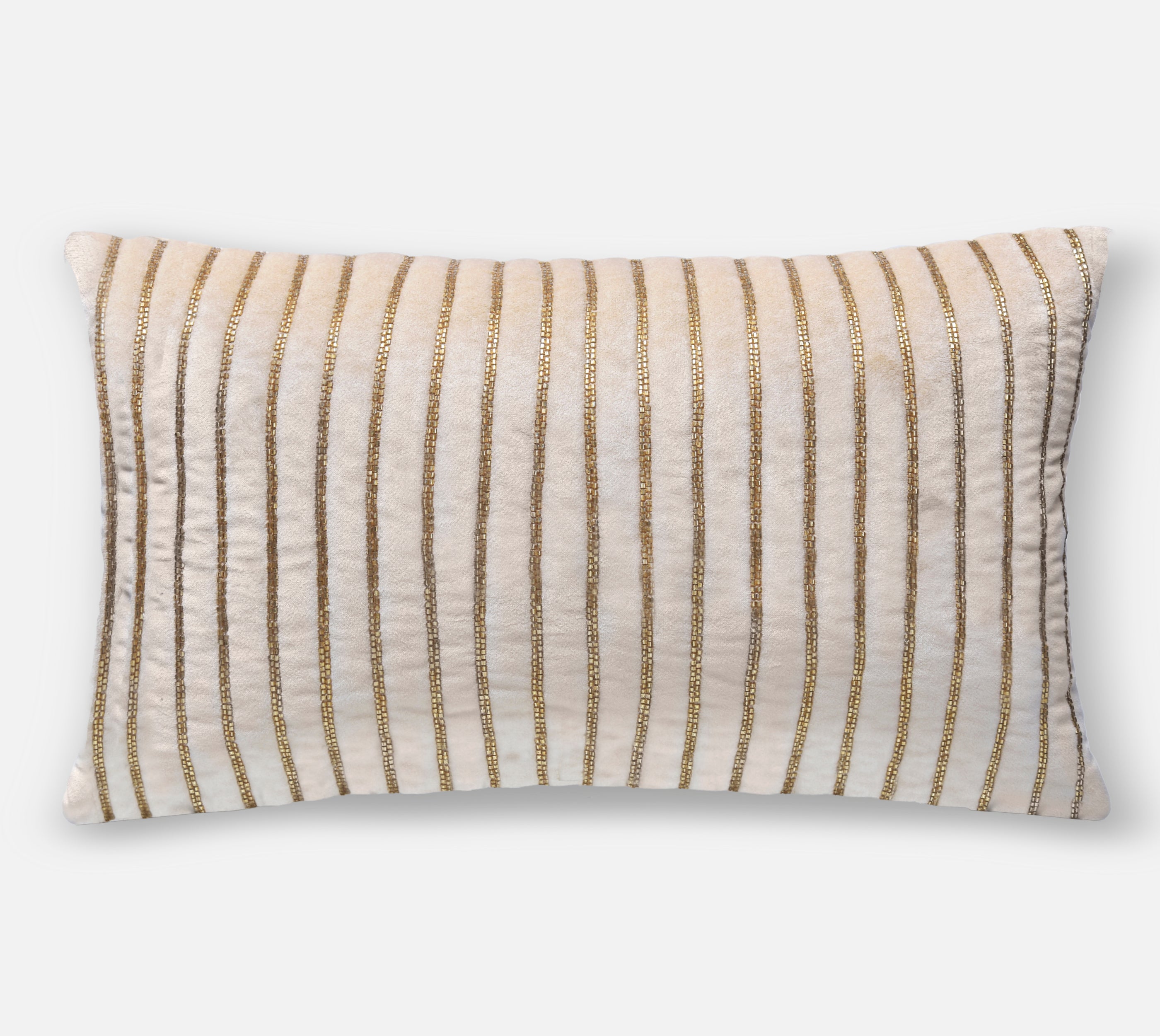 SAMARA Ecru Velevt Cushion Cover