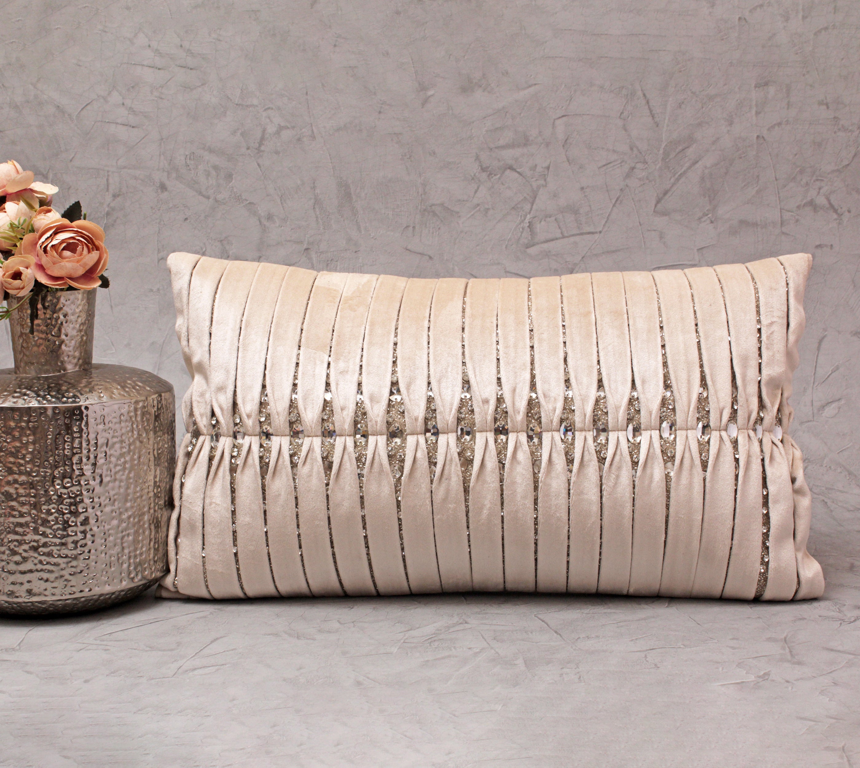 velvet decorative cushion cover