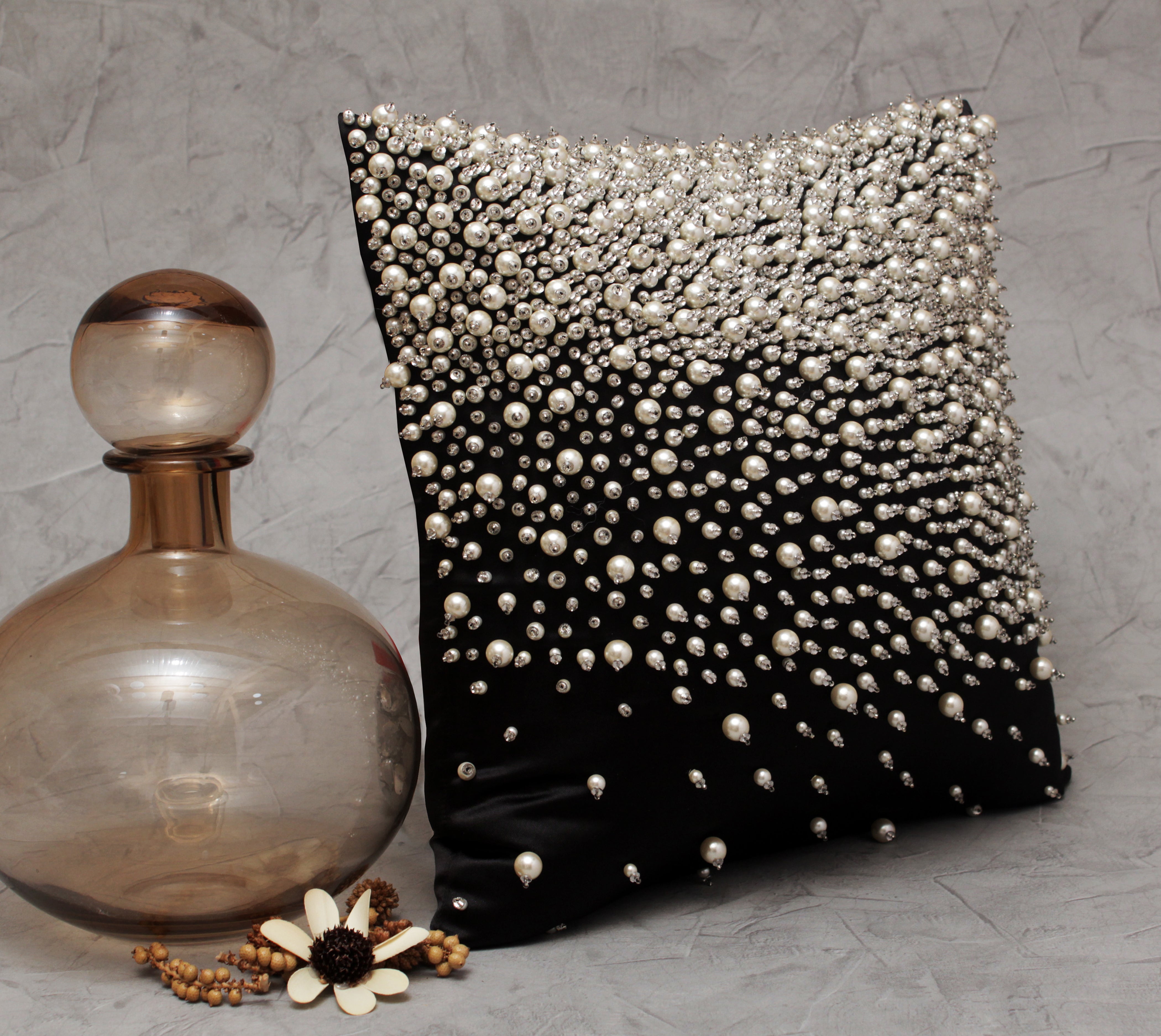 handcrafted cushion cover