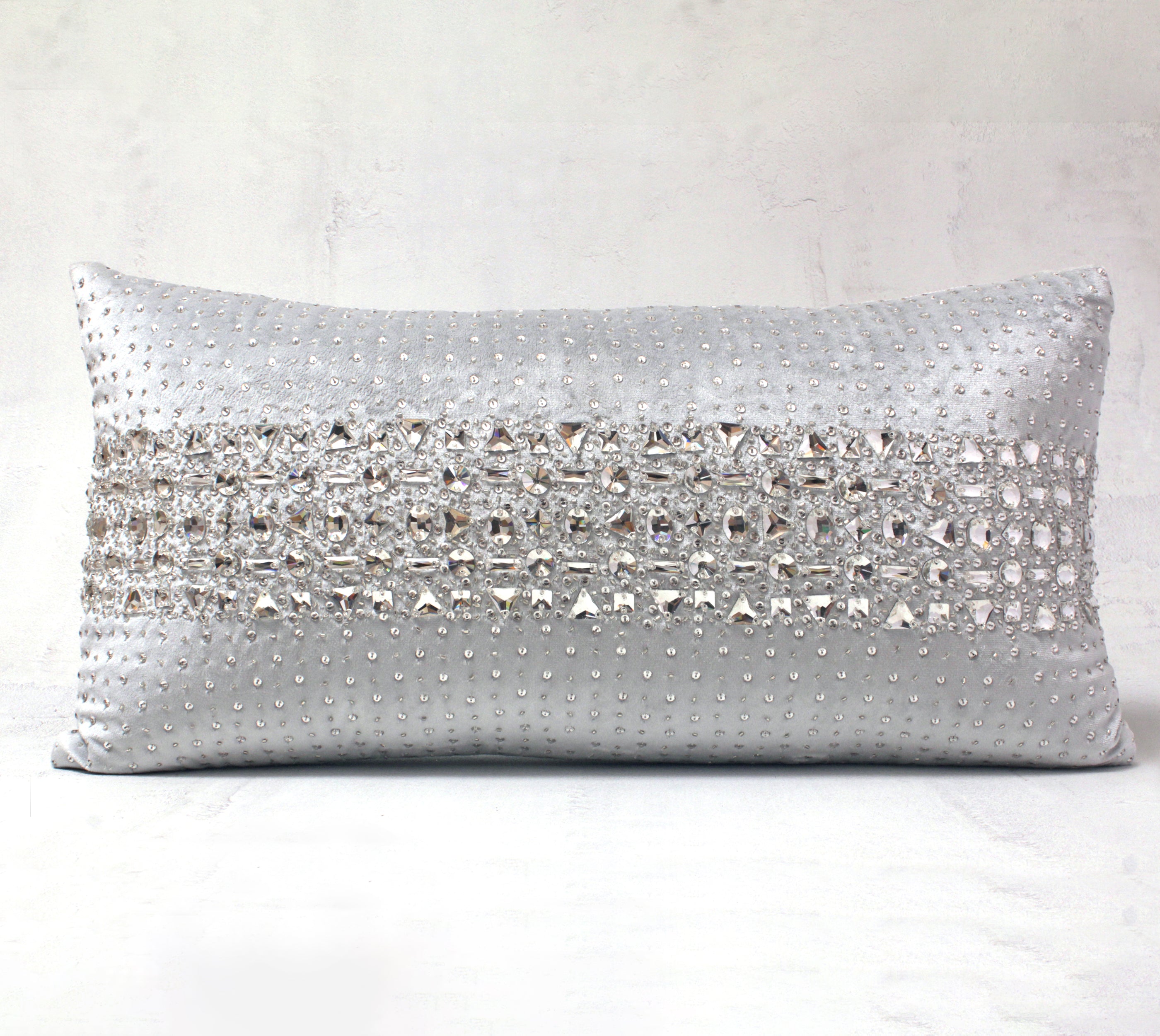 Silver Cushion Cover