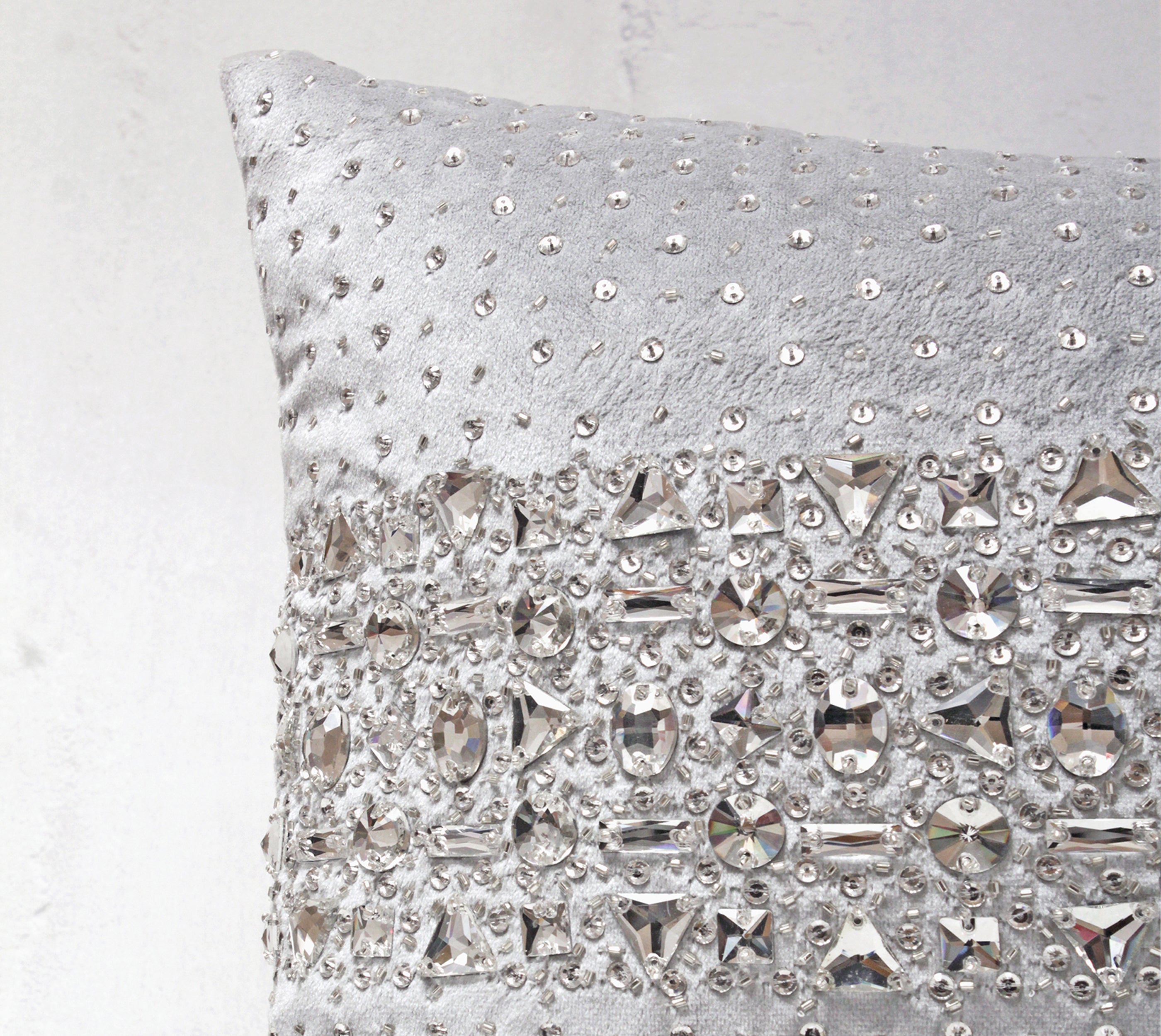 Silver Cushion Cover