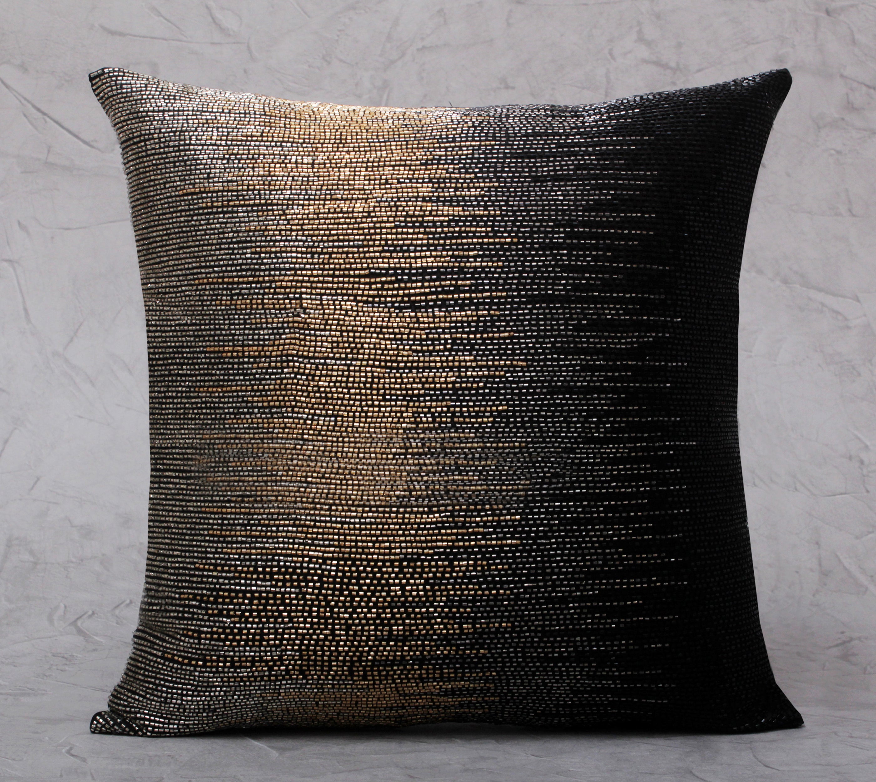 SPRUCE White and Gold Cushion Cover