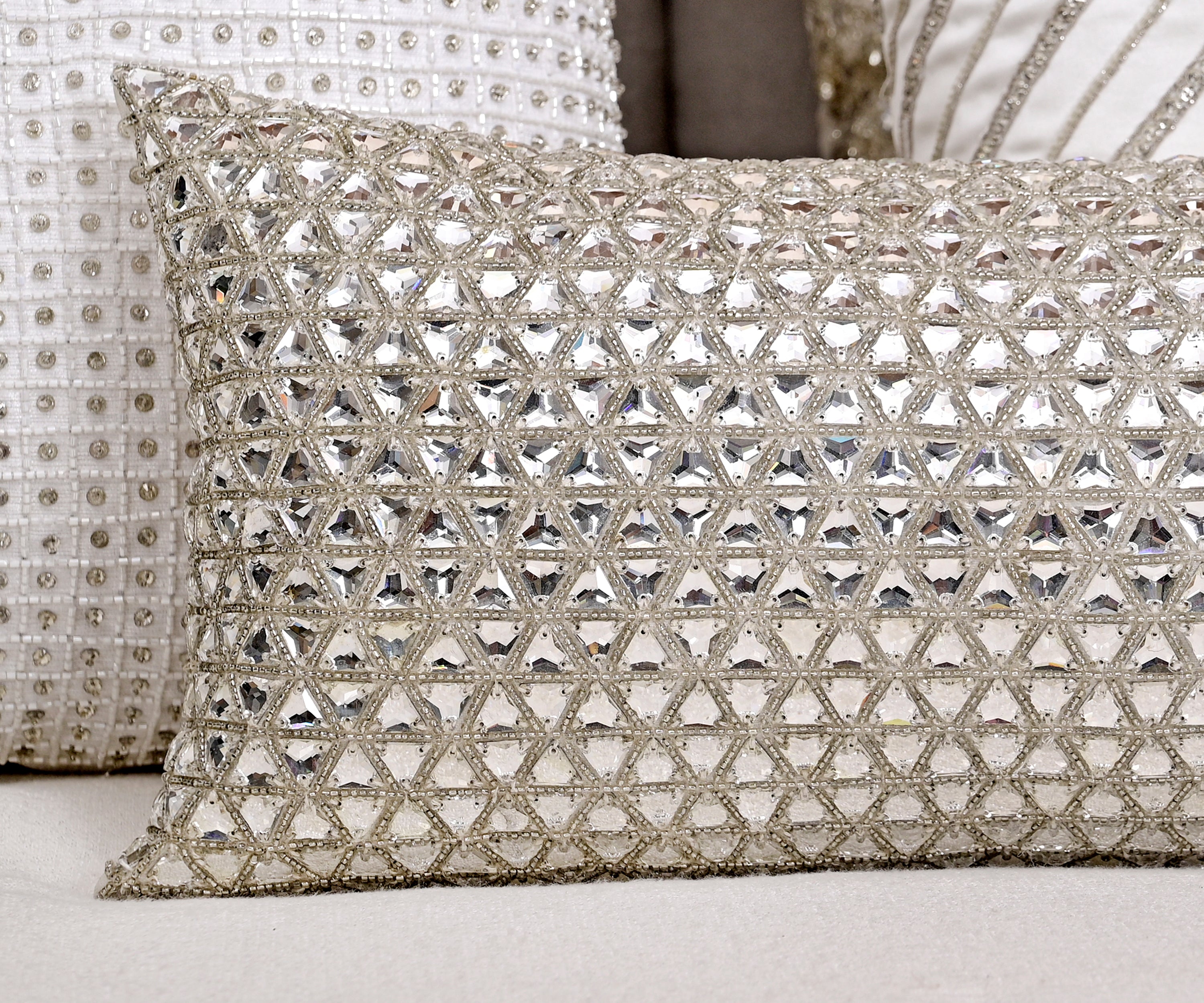 SOFIA Silver Bling Cushion cover