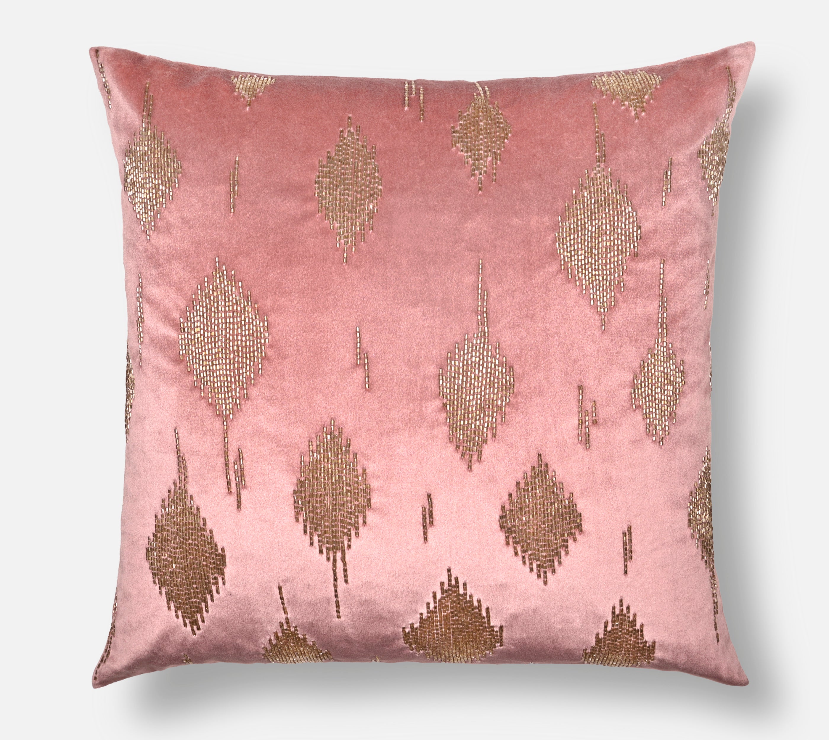 VEGA Pink Velvet Cushion Cover
