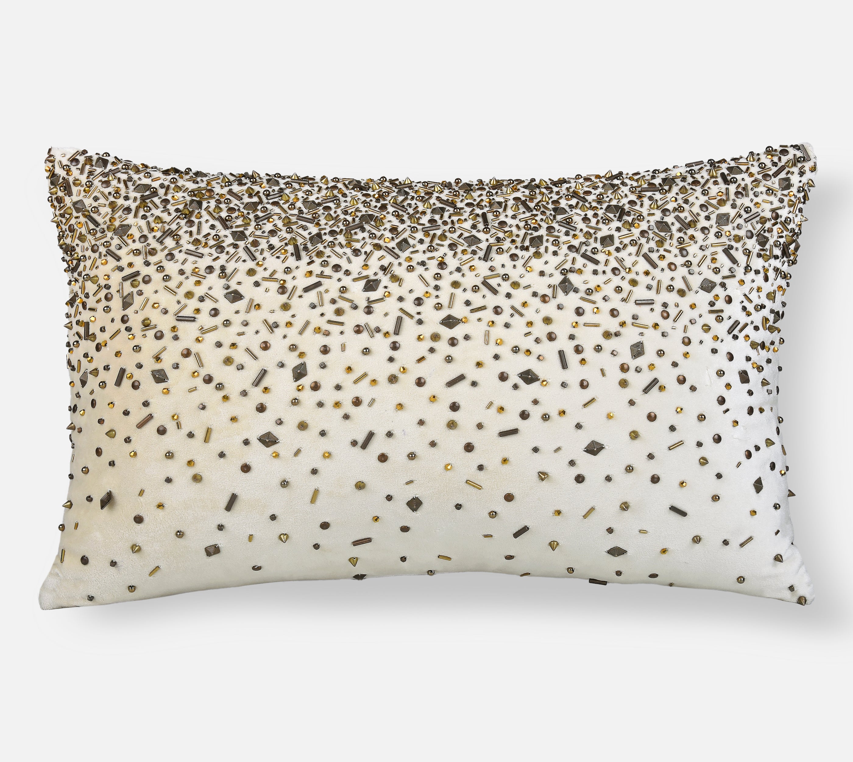 SPOKE Champagne Velvet Cushion Cover