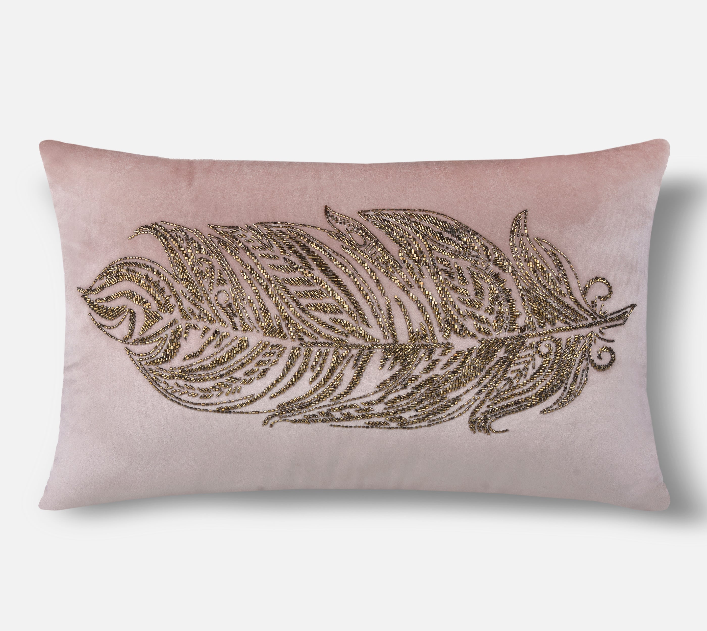ORION Pink Velvet Cushion Cover