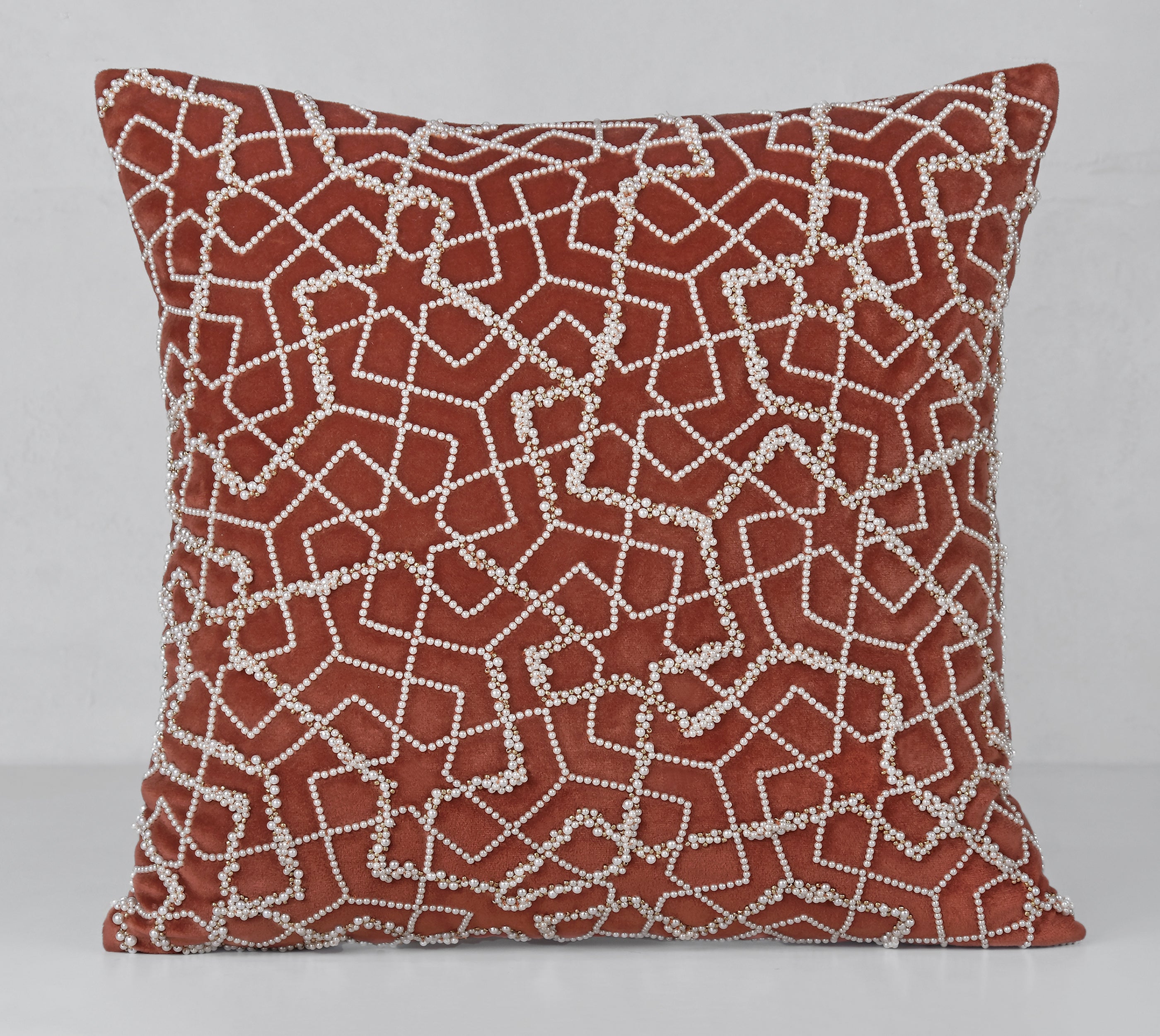 MYSTIC Rust Velvet Cushion Cover