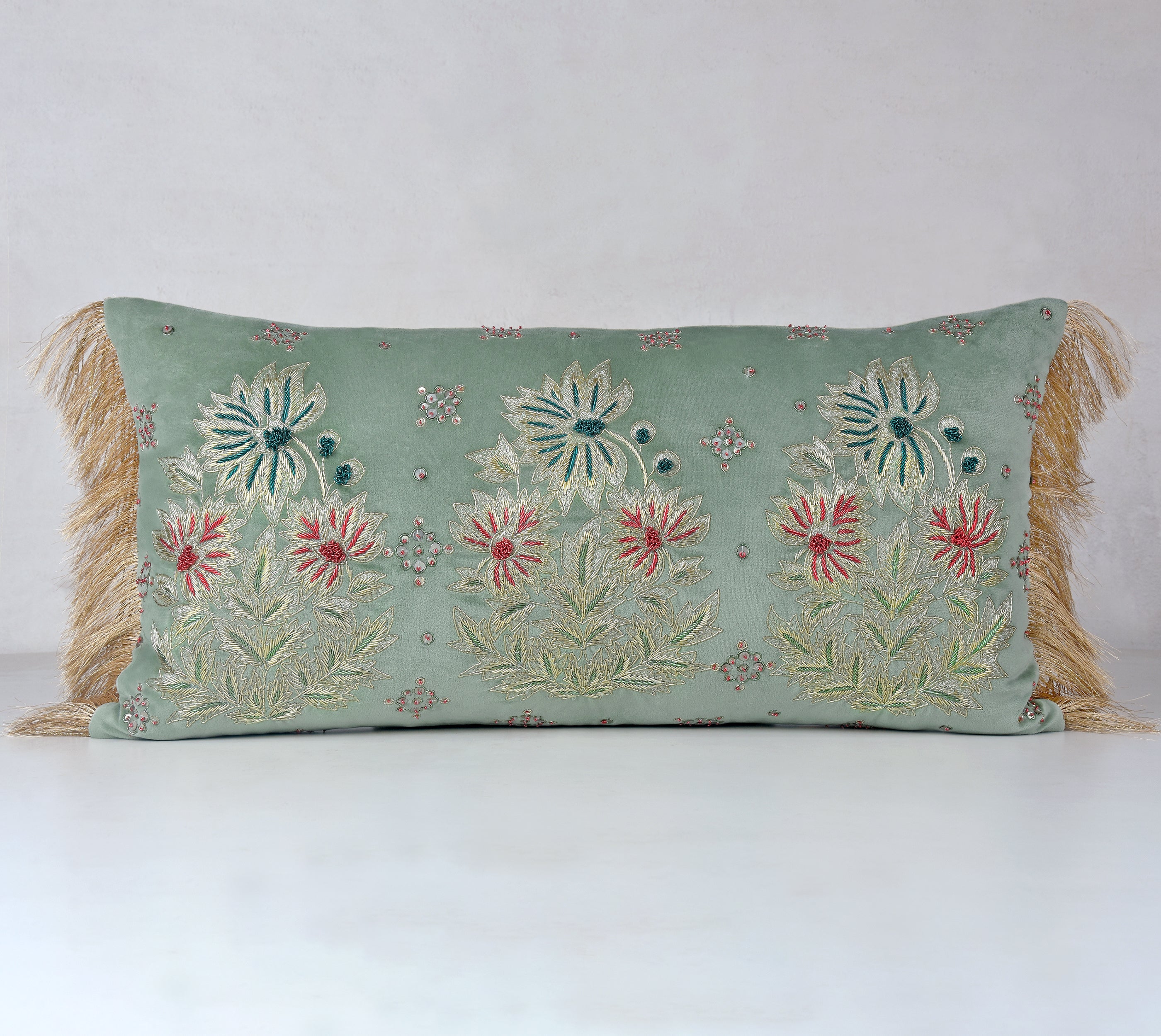 HERITAGE Soft Geern Velvet Cushion Cover