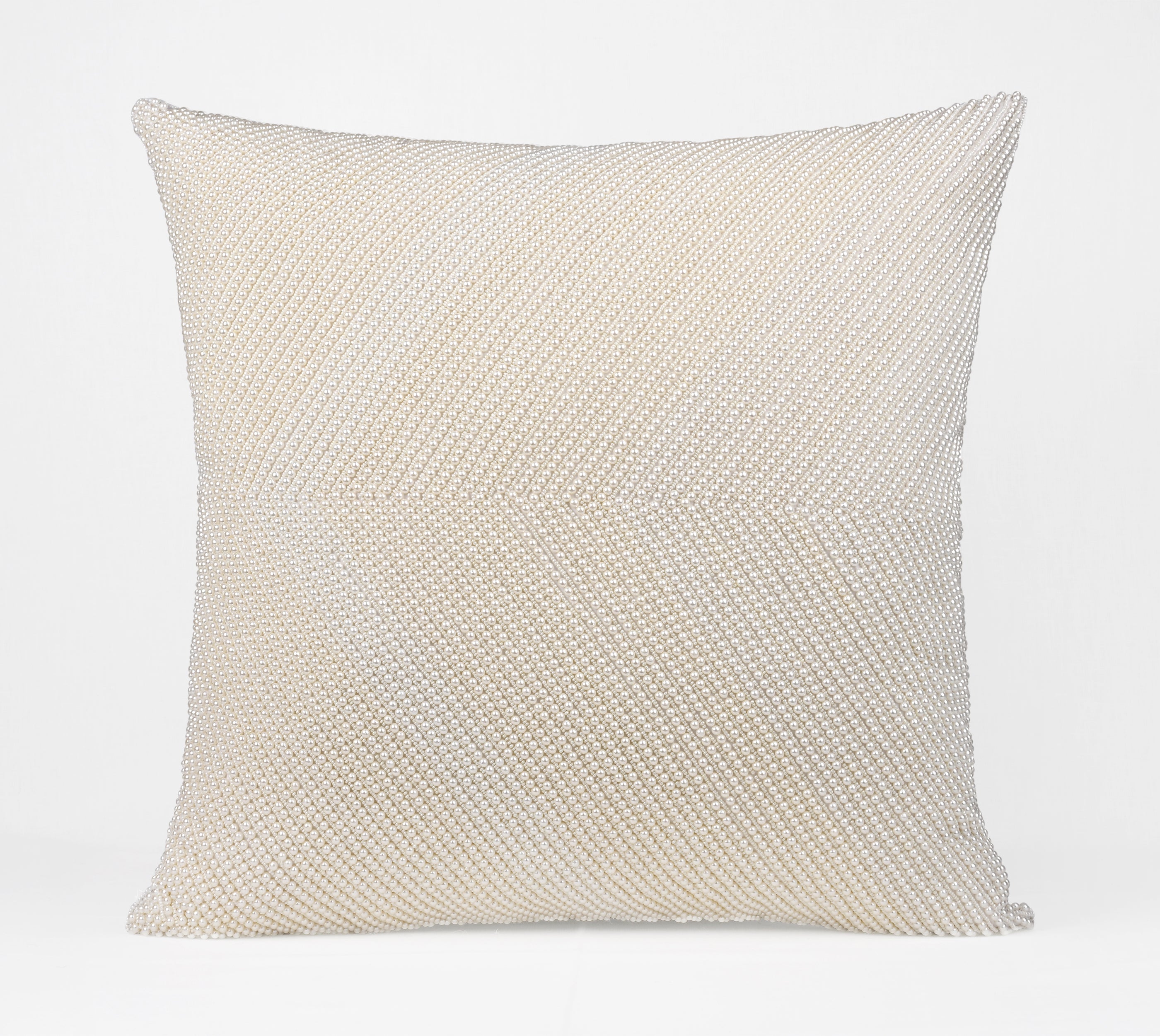 CAPIZ Gold Beaded Cushion Cover