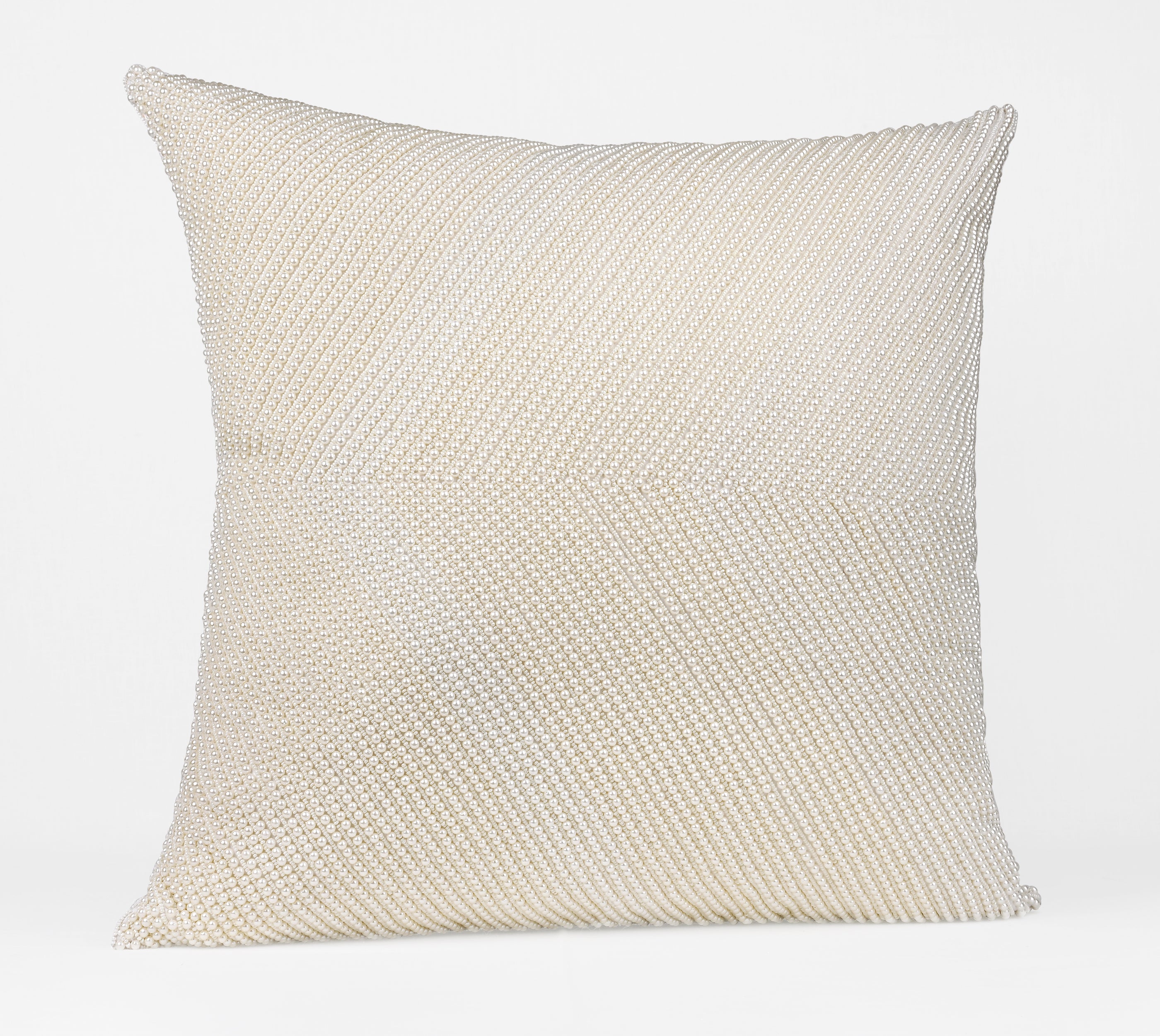 CAPIZ Gold Beaded Cushion Cover