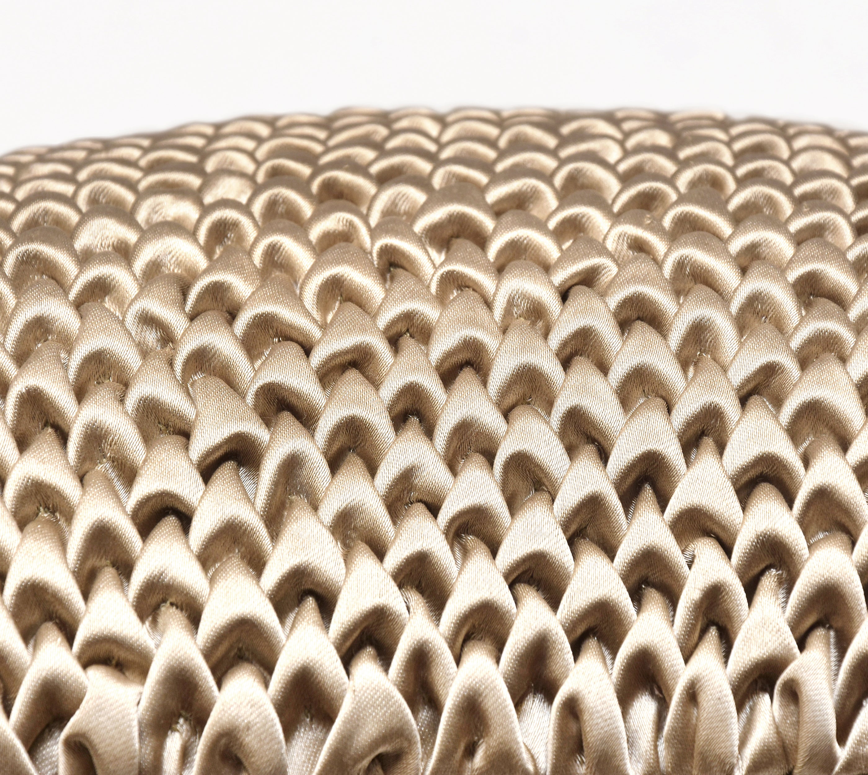 STELLAR Gold Smocking Cushion Cover