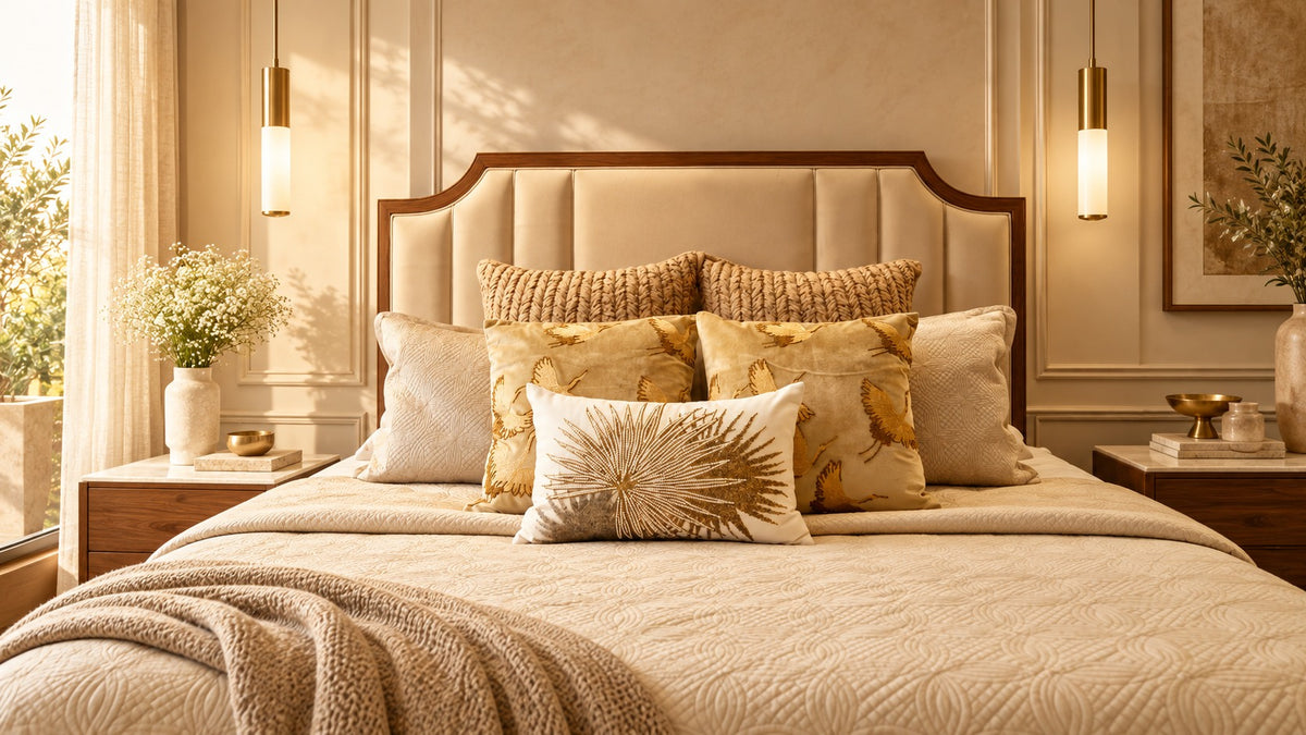The Mehta Residence bedroom project in Juhu