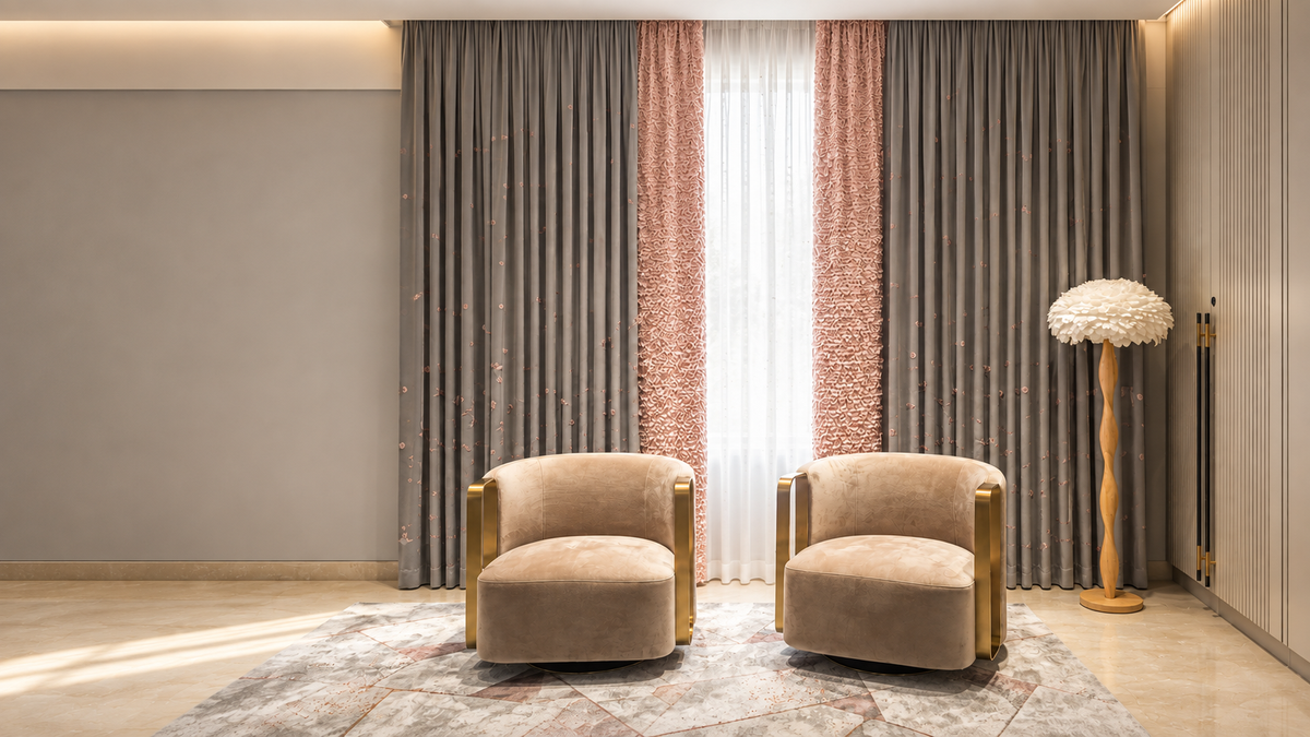 The Kapoor Residence sitting room project in Powai